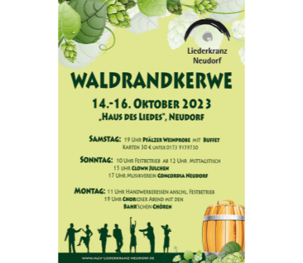 Waldrandkerwe Flyer